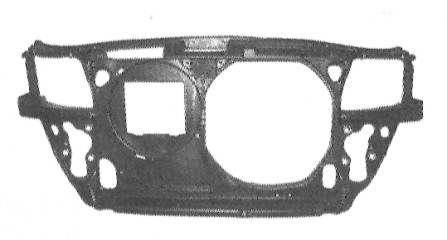 Панель передняя TDI одна щель, круглый вырез AUDI A4 (95-)