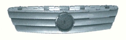 Решетка радиатора черн центр 98-01 MERCEDES BENZ (A-kl W168)