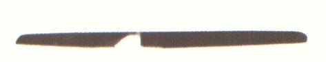 Рамка решетки хром нижняя MERCEDES BENZ (A-kl W168)