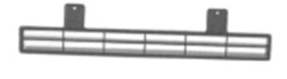 Решетка в бампер 5 цил. MERC BENZ BUS (207-410)