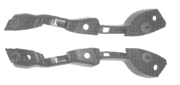 Кронштейн бампера комплект, на крыло, EU, (02-05) FORD FIESTA VI, 11.01 - 10.08