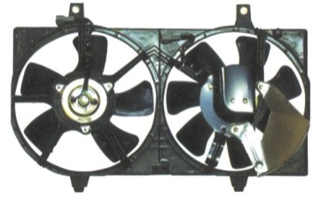 Диффузор радиатора с 2-мя вент.1,8L/2,0L, W/ A/C NISSAN ALMERA N16 (00-)
