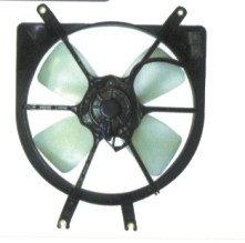 Диффузор радиатора (вент + эл мотор) HONDA CIVIC (92-95)