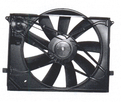 Диффузор радиатора S350/S500 MERCEDES BENZ (S-kl W220), 10.98 - 08.05